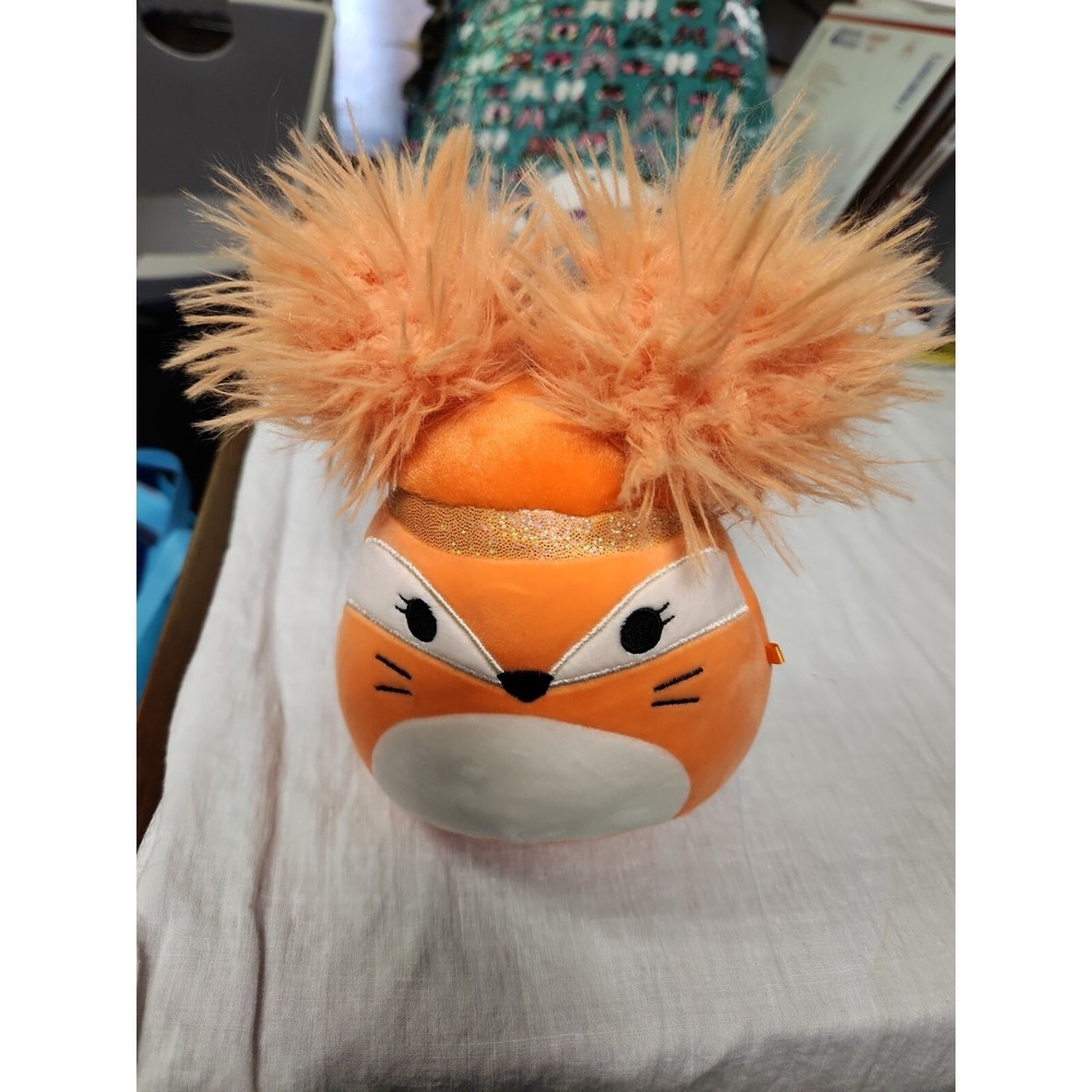 Squishmallows Squish-Doos Marllora‎ Fox with Orange Buns Small Foxy Mallow!